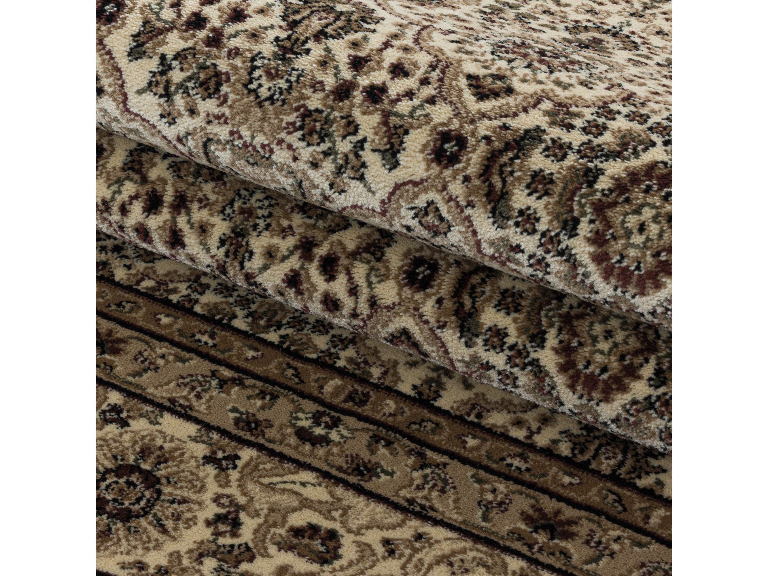 Wohnzimmer Teppich Orient Design: Klassisch Antik Beige - Image 6