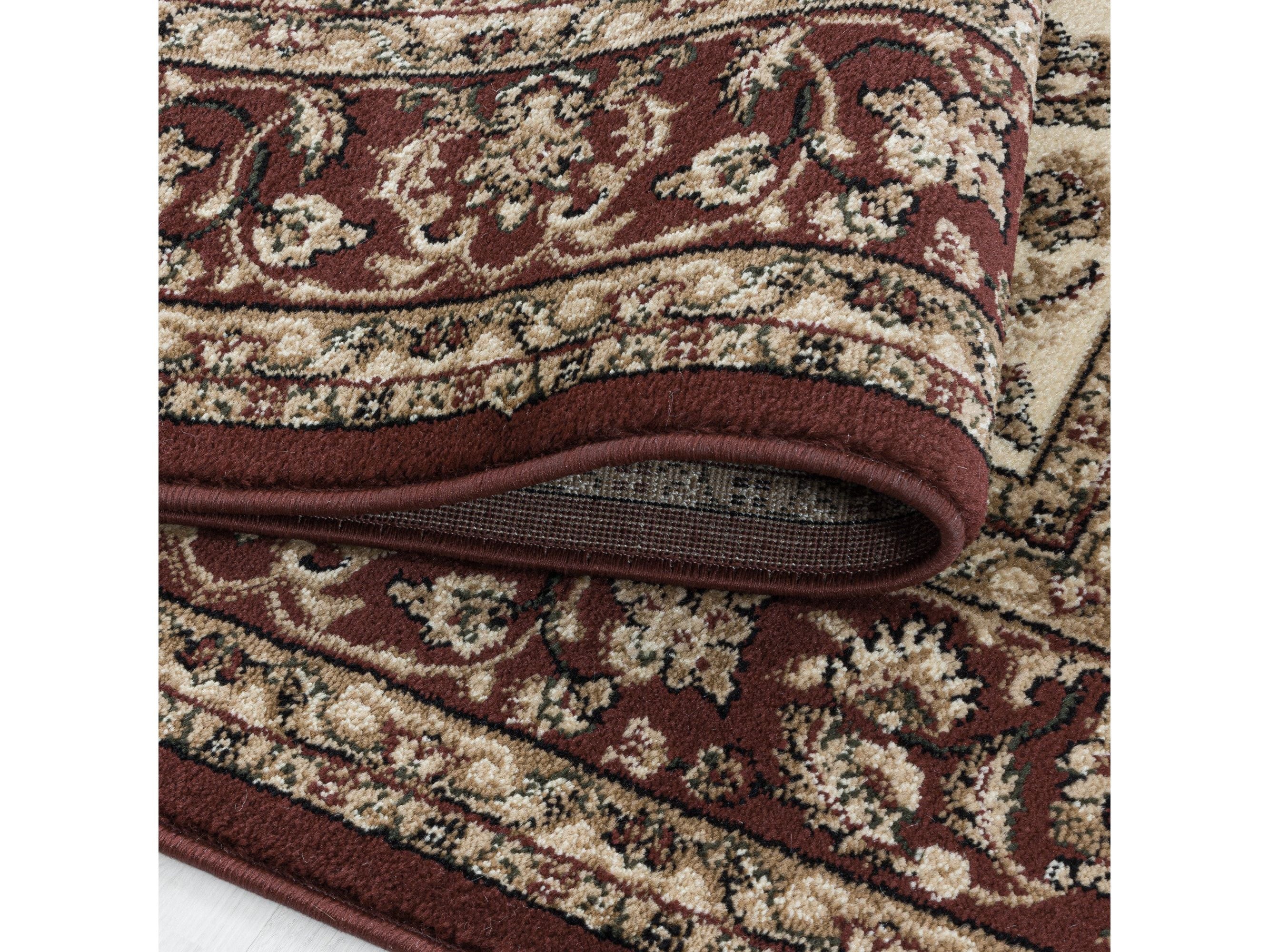 Wohnzimmer Teppich Orient Design: Klassisch Antik Rot - Image 5