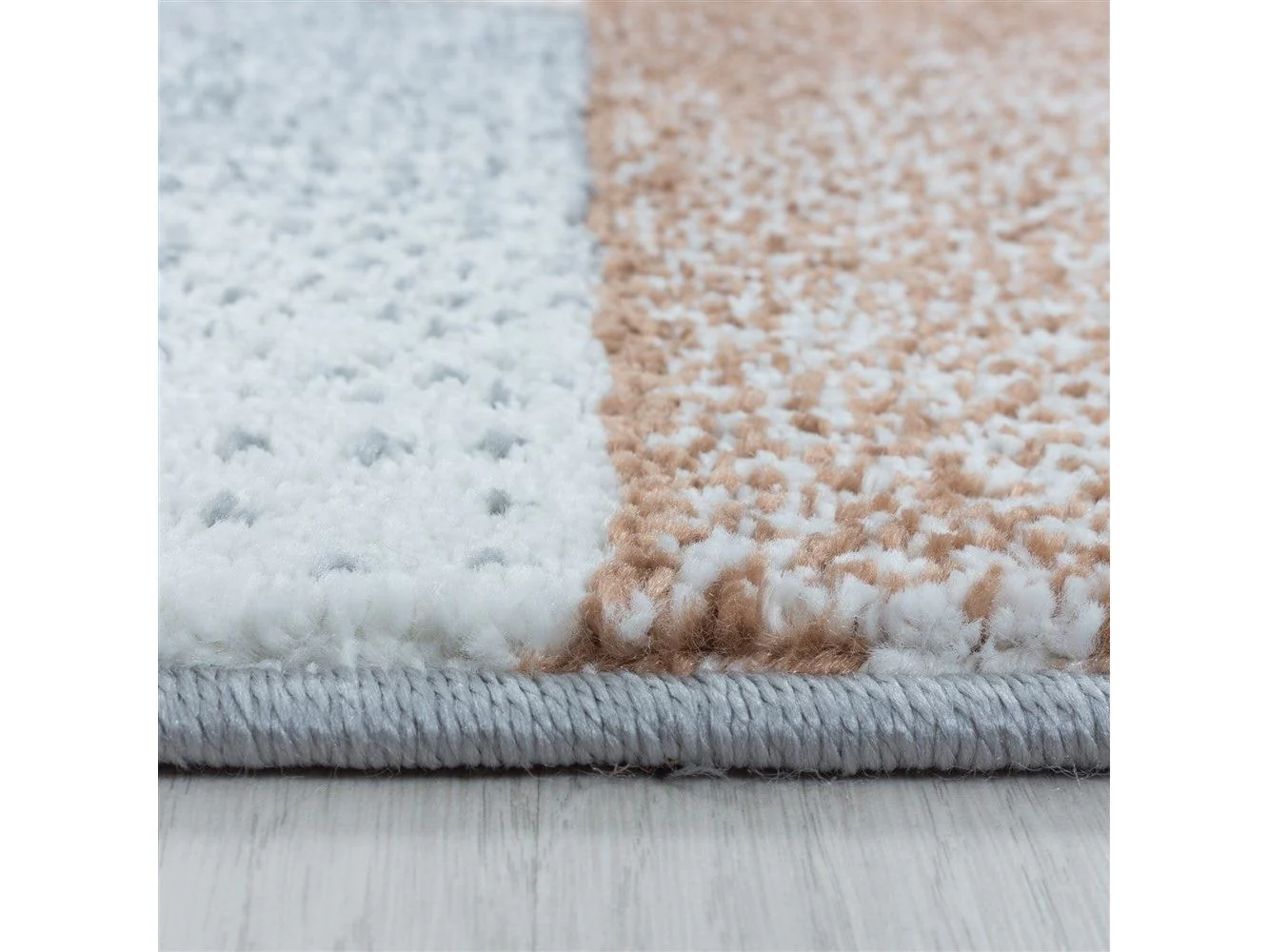 Wohnzimmerteppich Kurzflor Teppich Design Abstrakt Geometrisch Terra - Image 4