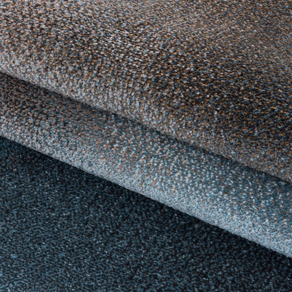 Wohnzimmerteppich Kurzflor Teppich Design Plastische Schatten Blau - Image 6
