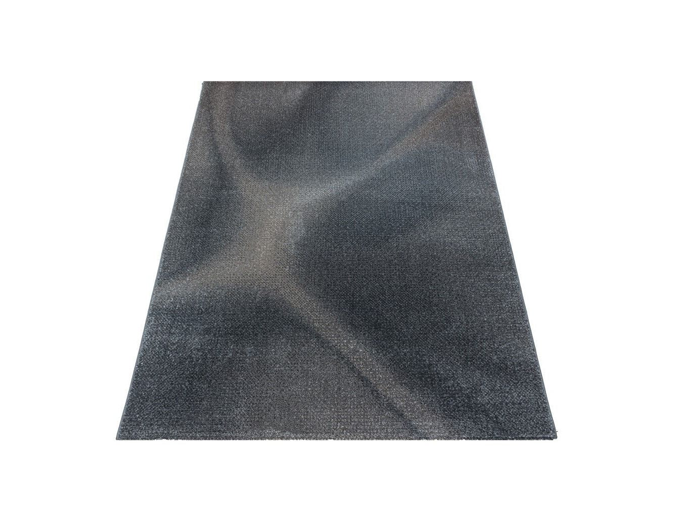 Wohnzimmerteppich Kurzflor Teppich Design Plastische Schatten Muster Braun - Image 3