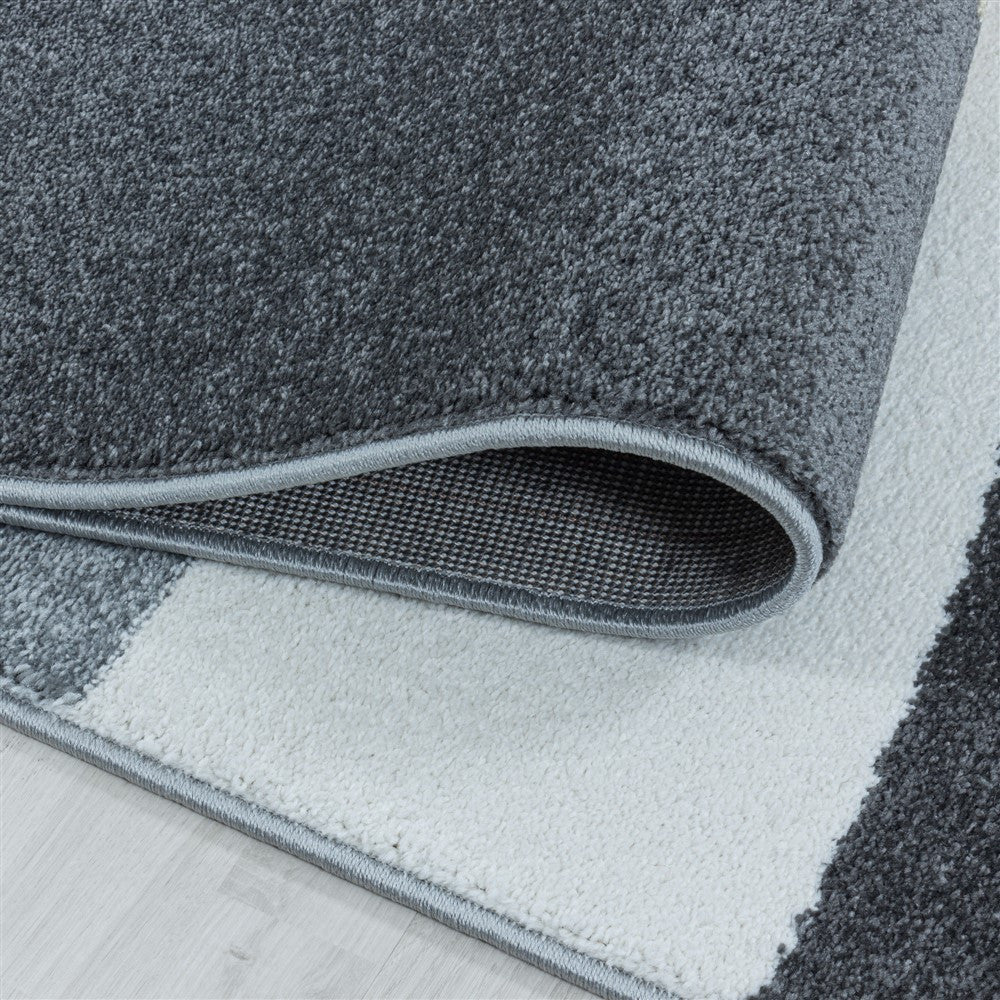 Wohnzimmerteppich Kurzflor Teppich Design Zipcode Muster Abstrakt Gelb - Image 5